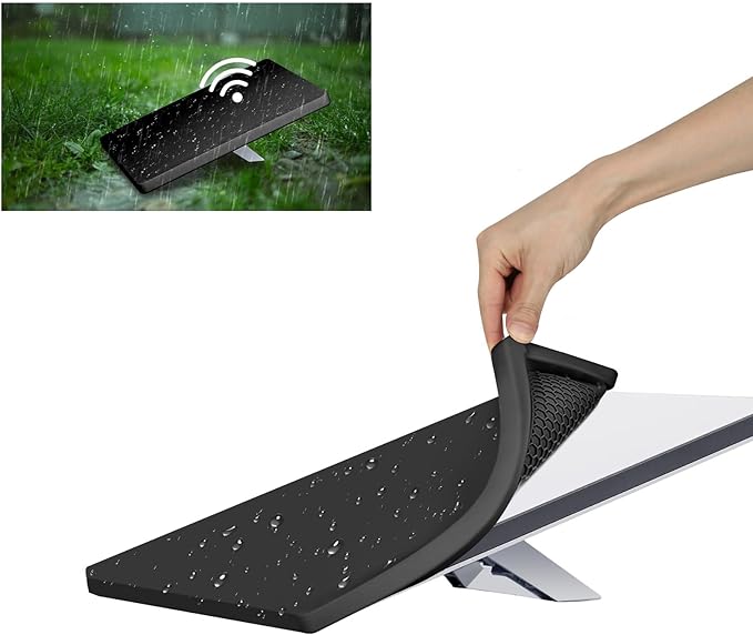 Starlink Mini Protective Cover Case, Starlink Mini Accessories Silicone Protective Case for Starlink Mini Dish Black