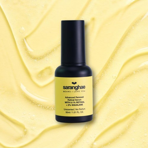 Love Saranghae Advanced Renewal Retinal Serum – Lightweight Face Serum with Encapsulated Retinal, Niacinamide & Squalane – Smooth, Brighten & Hydrate Skin – 30ml