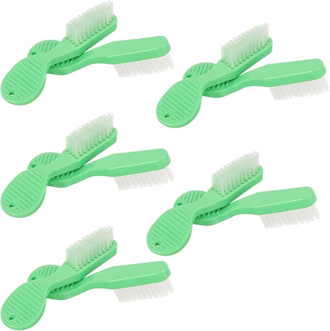 GLEAVI Mini Toothbrushes 10pcs Soft Bristles Large Head Manual Toothbrushes Portable Travel Teeth Brush for Prison Use and Daily Oral Care