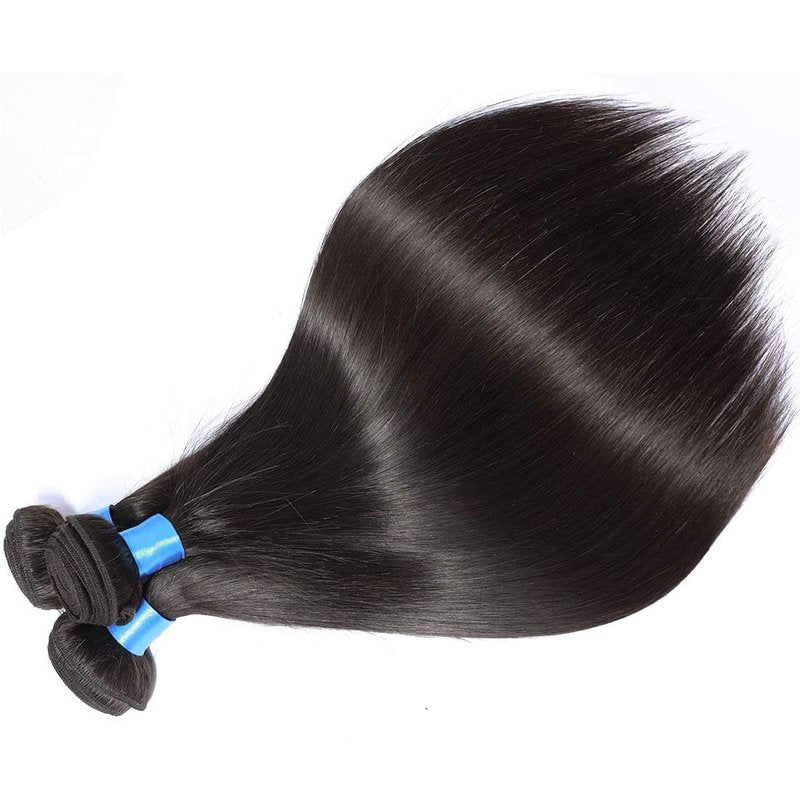 Cranberry Hair Brazilian Straight Hair One Bundles 24 Inch 100% Unprocessed Brazilian Virgin Human Hair Bundles Natural Black Color