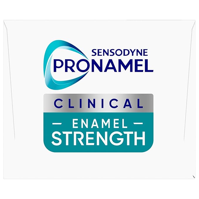 Sensodyne Pronamel Clinical Enamel Strengthening Toothpaste, Whitening Action, 3.4 oz (3 Pack)