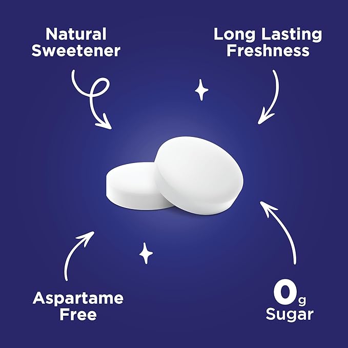 PUR Mints | Aspartame-Free | Made with Xylitol | Sugar-Free, Vegan, Gluten-Free & Keto Friendly | Natural Polar Mint Flavor, 30 Pieces (Pack of 12)