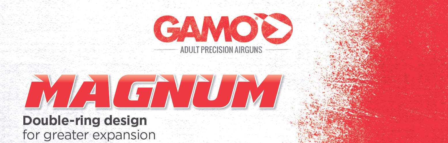Gamo, Magnum Spire Point Double Ring Pellets .177 Cal, Gamo Magnum Pellets Offer Uncompromising Quality and Maximum Expansion, .177 Caliber, 6320224BT54