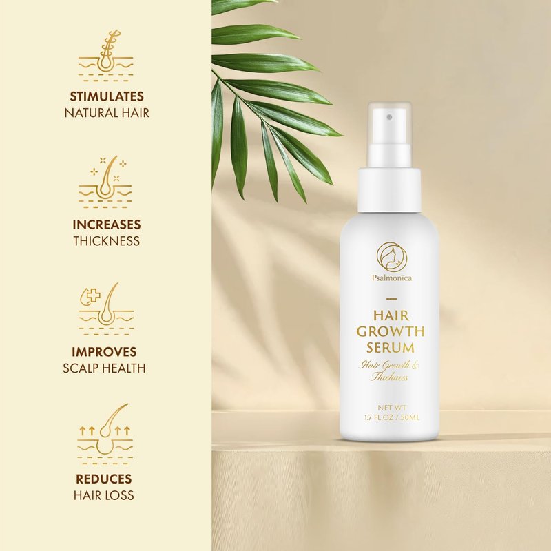 Hair Growth Serum: Rosemary Batana Castor Oil Rice Water Biotin Hair Oils for Hair Growth - Hair Growth Thickening Product - Hair Loss Treatments for Women Men(1.7 Fl Oz (Pack of 2))