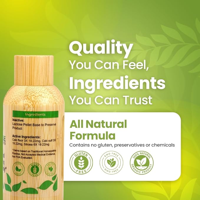 Bestmade Natural Gingivitis Remedy BIO18 - Boost Oral Health Naturally, Fight Halitosis, Support Healthy Gums, Extra Strength Mineral Cell Salts, Alternative to Over-The-Counter Products, 350 Pellets