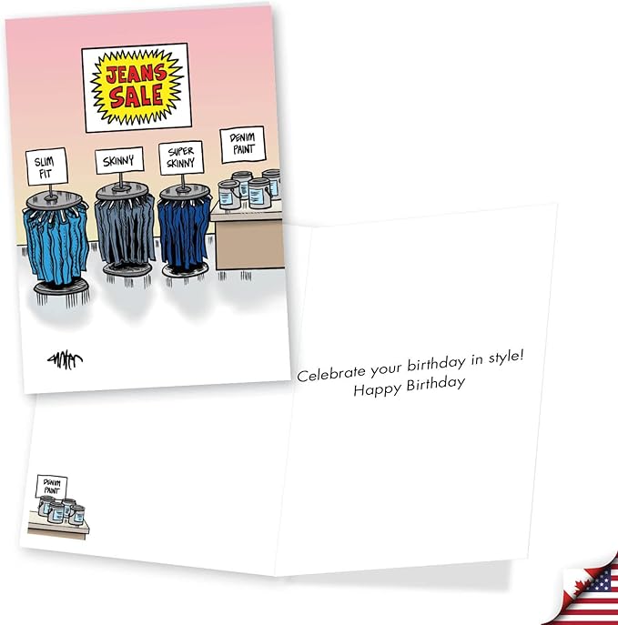 NobleWorks Assortment Pack of 3 Humorous Birthday Greeting Cards with Envelopes (3 Designs, 1 Each) Laughs for Ladies VC7960BDG-C1x3