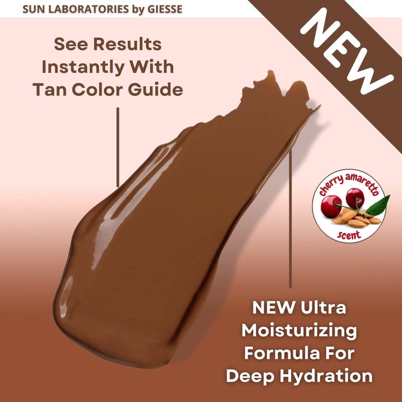 Sun Laboratories By Ultra Dark Self Tanning Lotion 4 oz - Organic Sunless Tanner for Dark Tones, Long Lasting Sun Labs Sun Self Tanner, Ideal for Tanning Bed and Sunless Tanning