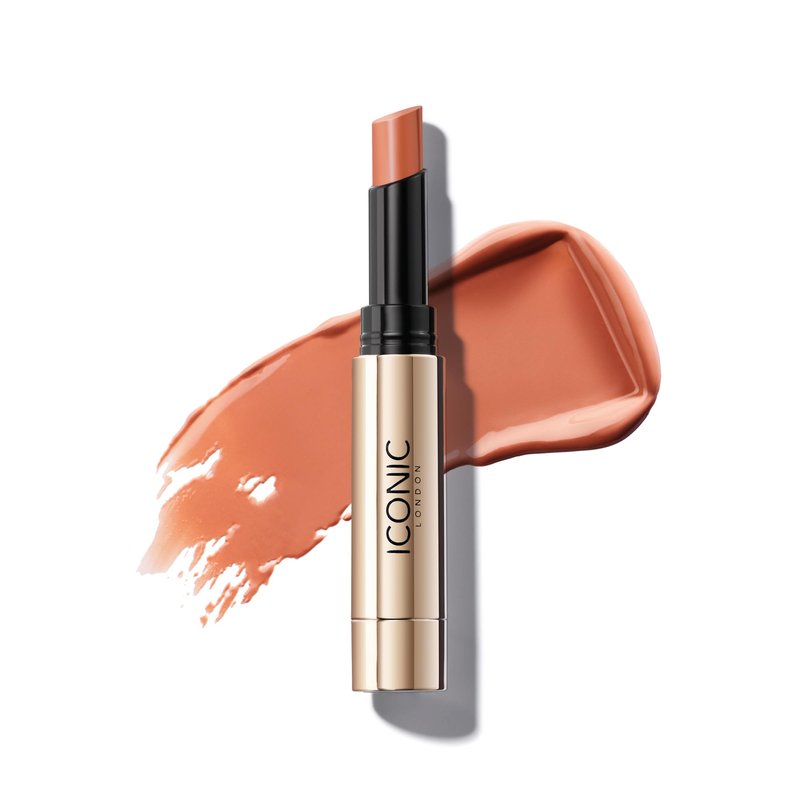 ICONIC LONDON Melting Touch Lip Balm | Hydrating Lip Balm, Non Sticky, Sheer Wash of Colour, Cruelty Free, Vegan Makeup (Strapless) 0.10 Fl oz
