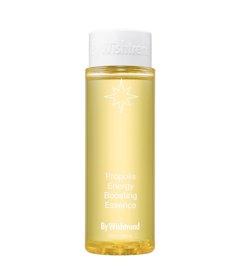 By Wishtrend Propolis Energy Boosting Essence, First Treatment Essence with Vitamin C, 1st Step Hydrating Toner Booster for Glowing Skin, 100ml (New Package)