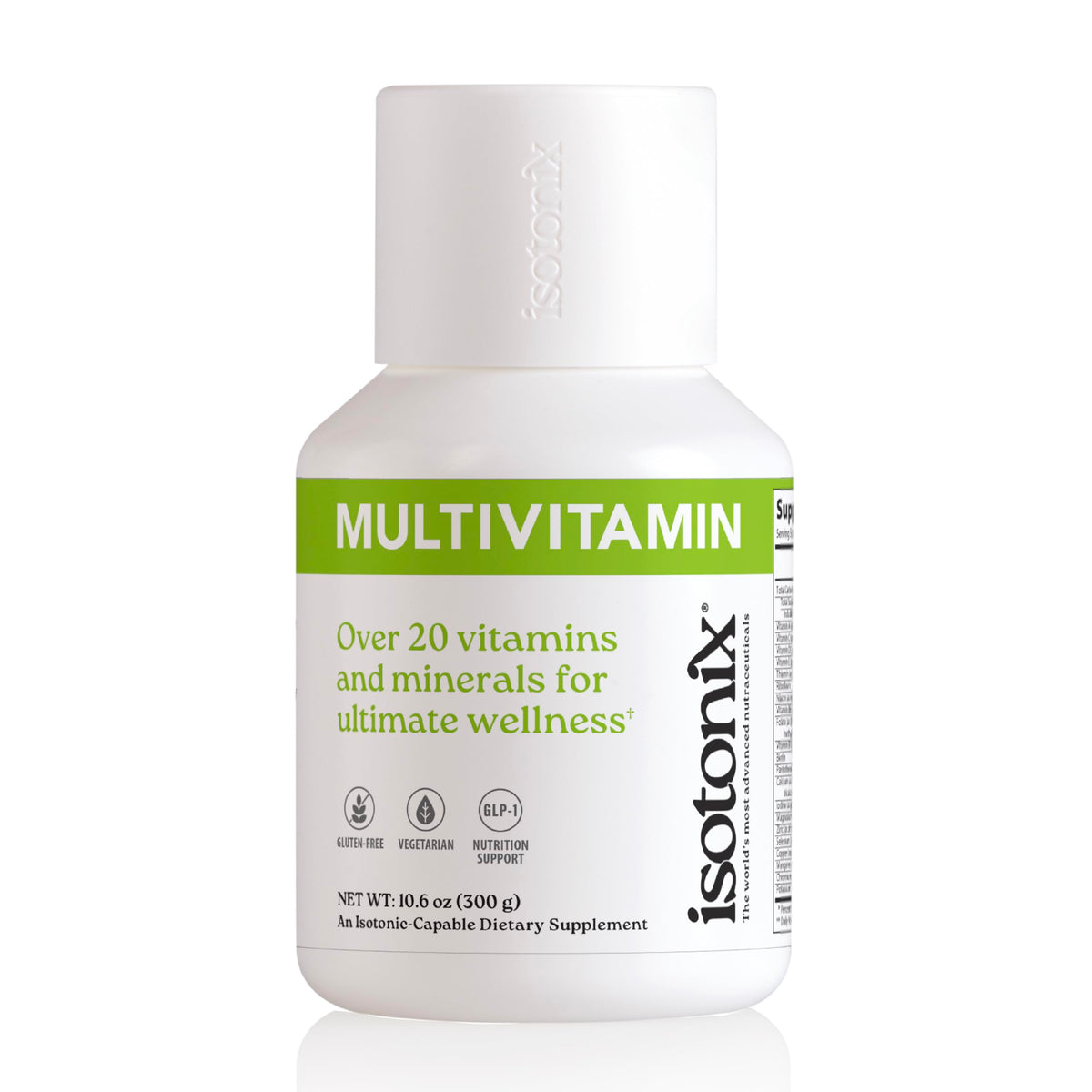 Isotonix Multivitamin Powder Without Iron – Methylated B Vitamins, Antioxidant & Mineral Support – Fast-Mix Isotonic Delivery – Vegetarian, Gluten-Free, Non-GMO – Natural Fruit Flavor – 90 Servings