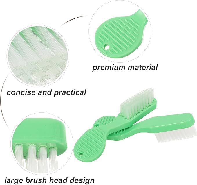 Large Head Manual Toothbrush 10pcs with Medium Bristles Soft Handle Oral Cleaning Brush for Daily Household Use and Prison Settings