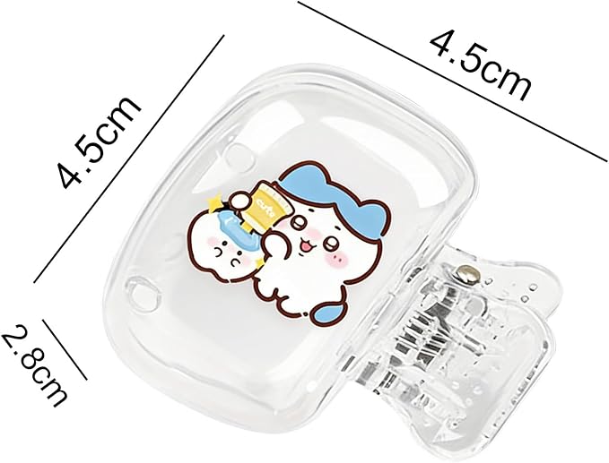 Upgrade Travel Toothbrush Head Covers Toothbrush Protector Cap Brush Pod Case Protective Portable Plastic Clip for Household Travel, Bathroom, School, Camping, Business (J, 2 Pack)
