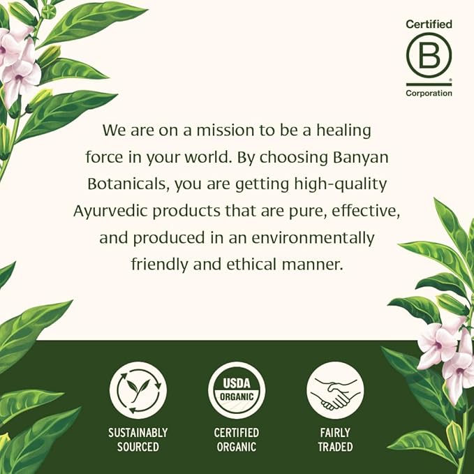 Banyan Botanicals Mint Cardamom Tooth Powder – Ayurvedic Fluoride-Free Toothpaste Alternative with Miswak & Activated Charcoal (from Amla) – 0.75oz, 80+ Uses – Non GMO Sustainably Sourced Vegan