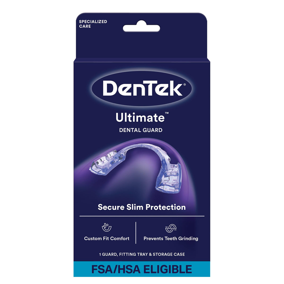 DenTek Ultimate Dental Guard, Slim-Fit Mouth Guard for Grinding Teeth at Night, FDA Cleared Night Guard, 1 Count