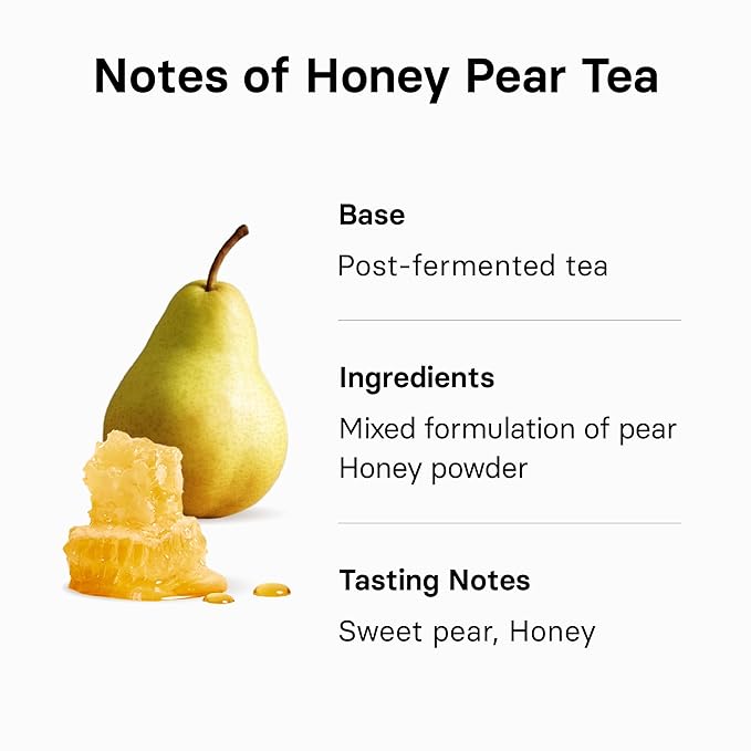 OSULLOC Honey Pear Tea (Sweet Pear & Honey Flavor), Fruit tea Blend, Premium Teabags from Jeju Island, 20 count (Pack of 2)