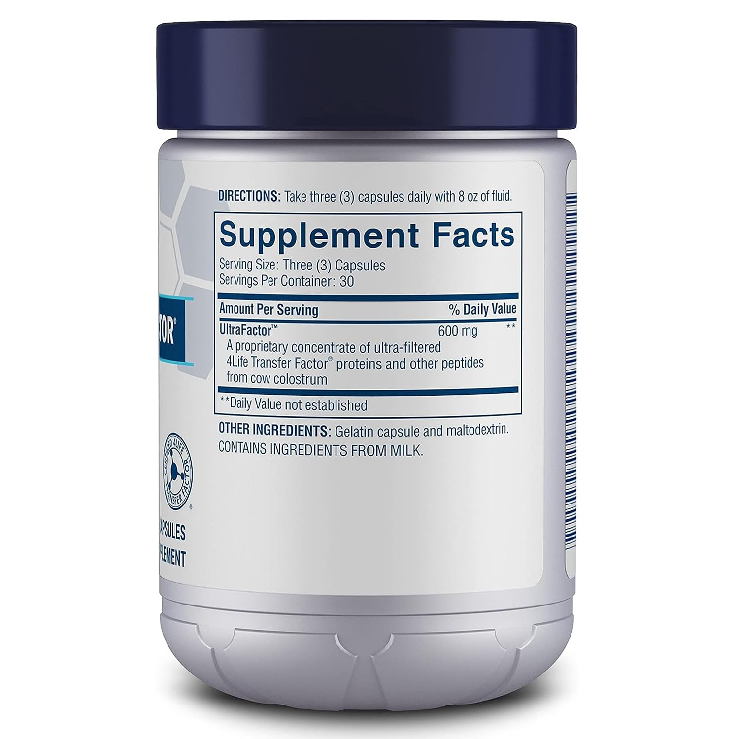 4Life - Transfer Factor Classic - Immune Support Supplement with Colostrum Peptides Supports Immune Health Balance Daily Wellness - 90 Veggie Capsules