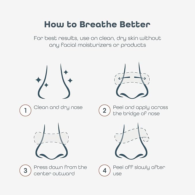 SleepHabits Breathing Strips, Non-Toxic 3rd Party Tested Nose Strips for Breathing | Nasal Strips for Snoring Solution | Extra Strength for Sensitive Skin | Nasal Strips for Sleeping, Lavender - 45ct