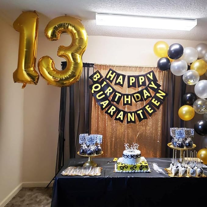 40 inch Gold Number Balloon Giant Foil Helium Balloons Gold Number 1 Balloon for 1st Birthday Party Anniversary Decorations Supplies