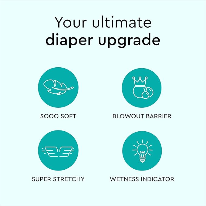 LILLYDOO Baby Diapers - Size 7 (33+ lbs), Monthly Supply (102 Count), Leak Protection, Skin-Friendly, Ultrasoft, Perfume- & Chlorine-Free, Hypoallergenic, dermatologically Tested, Oeko-TEX®