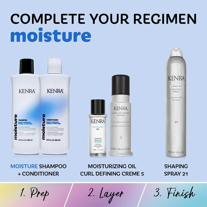 Kenra Professional Moisture Conditioner | Boost Hydration | Improve Manageability and Shine | Nourish Dry Hair | Color Safe | Effortless Detangling | Normal to Dry Hair