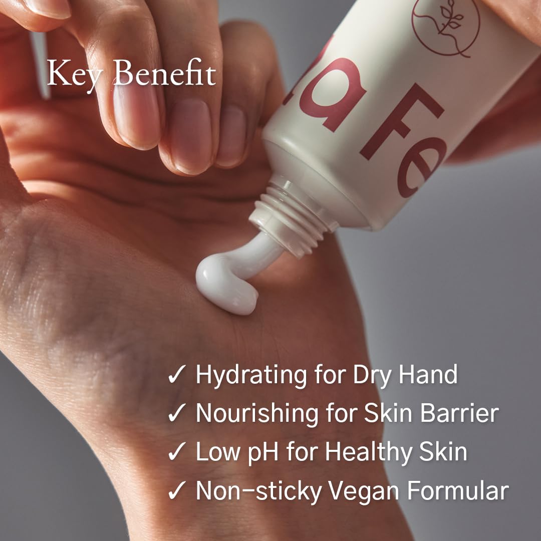 laferme Parfum Hand Cream 2.02 Fl. Oz. (Pink Pepper) | Non Sticky Vegan & Travel-Sized Hand Lotion with Shea Butter | Hydrating & Nourishing for Dry Skin, Korean Skincare for Women & Men