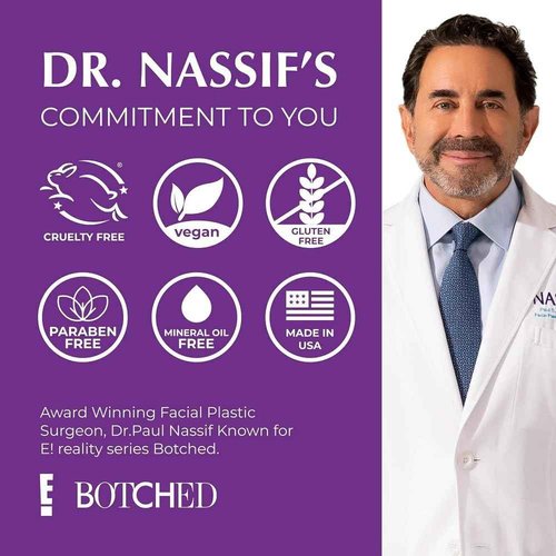 NASSIF MD Hydro-Screen Face And Body Souffle, Hydrating Skin Moisturizer, Hyaluronic Acid, Omega 3, Anti Aging, Even Skin Tone, 4 Fl Oz