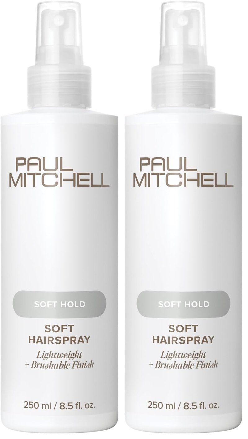 Paul Mitchell Soft Spray, Natural Hold, Touchable Finish Hairspray, For All Hair Types, 8.5 fl. oz