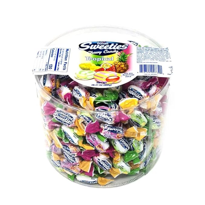 NY Spice Shop Candy Discs Collection (2 Pound (Pack of 1), Assorted Tropical Fruits Candies)