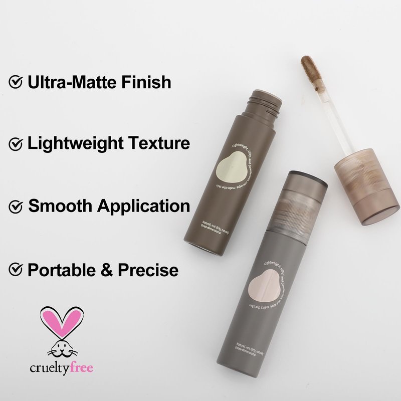 Erinde Cool Toned Liquid Contour Stick – Cold Grey Cream Bronzer for Sculpted Look, Lightweight Blendable Matte Finish, Long Lasting Liquid Contouring Makeup, Vegan & Cruelty-Free, 102