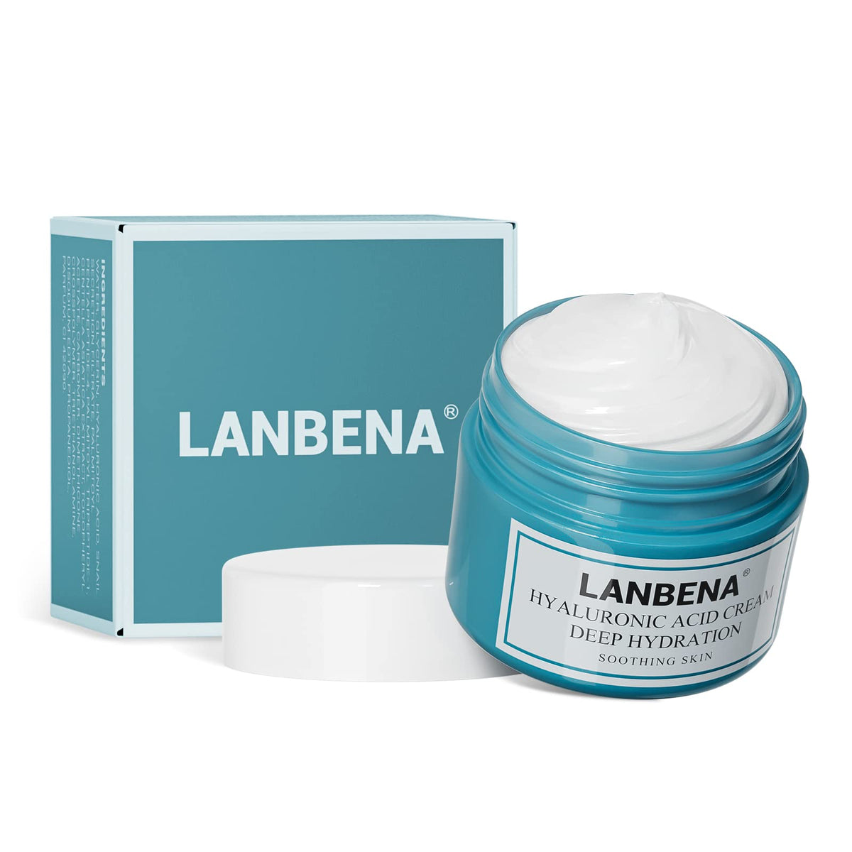 LANBENA Eye Cream for Wrinkles, Anti-Aging Eye Cream with Hyaluronic Acid, Reduce Fine Lines, Firm Eye Skin, Puffy Eyes and Dark Circles Treatments