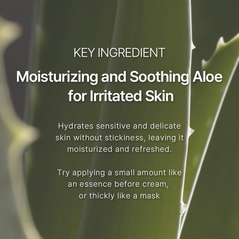 ARZTIN Rejuvenation Pflege Gel, Moisturizing Smoothing Cooling Gel Essence, Soothing Refreshing Non-Sticky Gel, Soothing and Hydrating Aloe Vera for Dry & Sensitive Skin