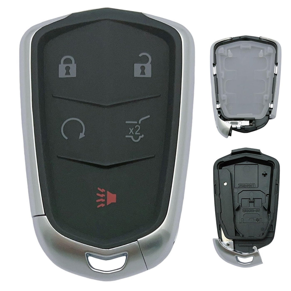 Replacement Key Fob Shell Case Fits for 2015-2019 Cadillac Escalade, CTS, SRX, XT4,XT5, ATS, STS,XD6 CT6 Keyless Entry Remote Co