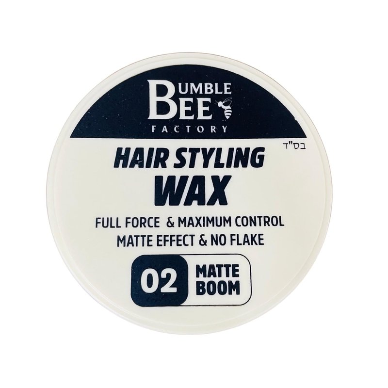 BUMBLE BEE Hair Styling Wax, 4 Styles, Firm Hold, Natural Finish (150 ml, 02 White (Matte))