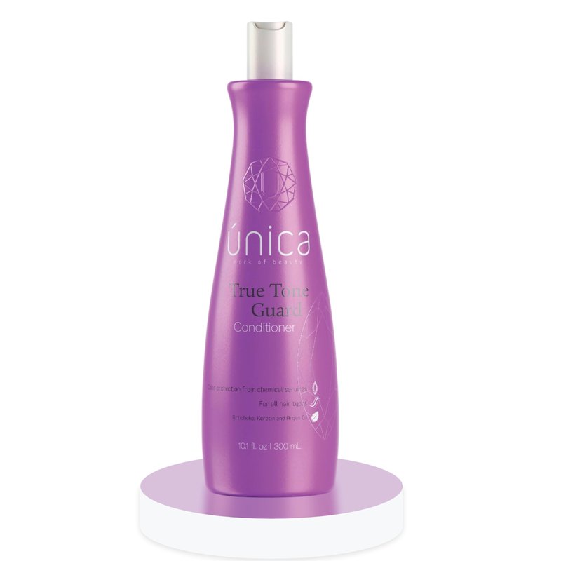 UNICA Work of Beauty True Tone Guard Color Conditioner – Keratin, Argan Oil & Shea Butter for Color-Treated Hair – Moisturizes, Repairs & Protects with Artichoke Extract – 10 oz