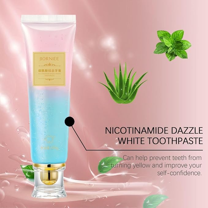 Niacinamide Whitening Toothpaste,Remove Tooth Stains,Improves Gum Health Fresh Breath 3.53 oz/ 100g (1)