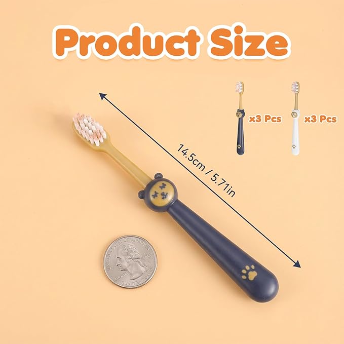 6 Pack Extra Soft Toothbrush for Sensitive TeethWith Adult Wide Head Soft Hair Toothbrush Deep Cleaning Flossing Toothbrushes Adult Manual Toothbrushes Set Effectively Clean Sensitive Teeth or Gingiva