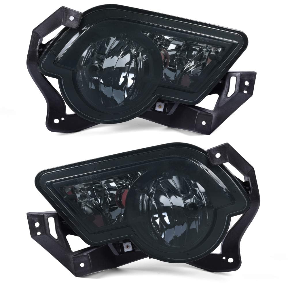 ALLGOOD Fog Lights Assembly w/Bulbs, Compatible with Chevy Avalanche Pickup 2002-2006, Bumper Driving Fog Light Lamps Left & Rig