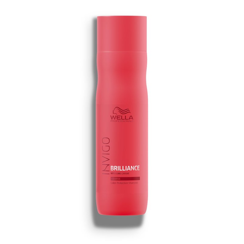 Wella Professionals Invigo Brilliance Shampoo for Coarse Hair | Color Protection & Vibrancy | 10.1 Fl Oz