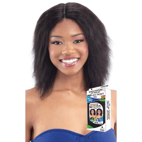 Shake-N-Go Naked 100% Brazilian Natural Human Hair Lace Part Wig - Petal (Color:NATURAL)