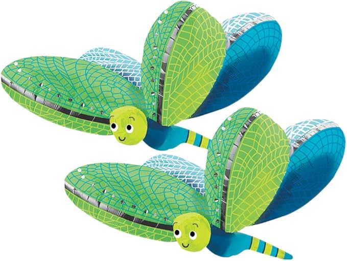 Set of 2 Cheerful Dragonfly Jumbo 40" Foil Party Balloons by Anagram