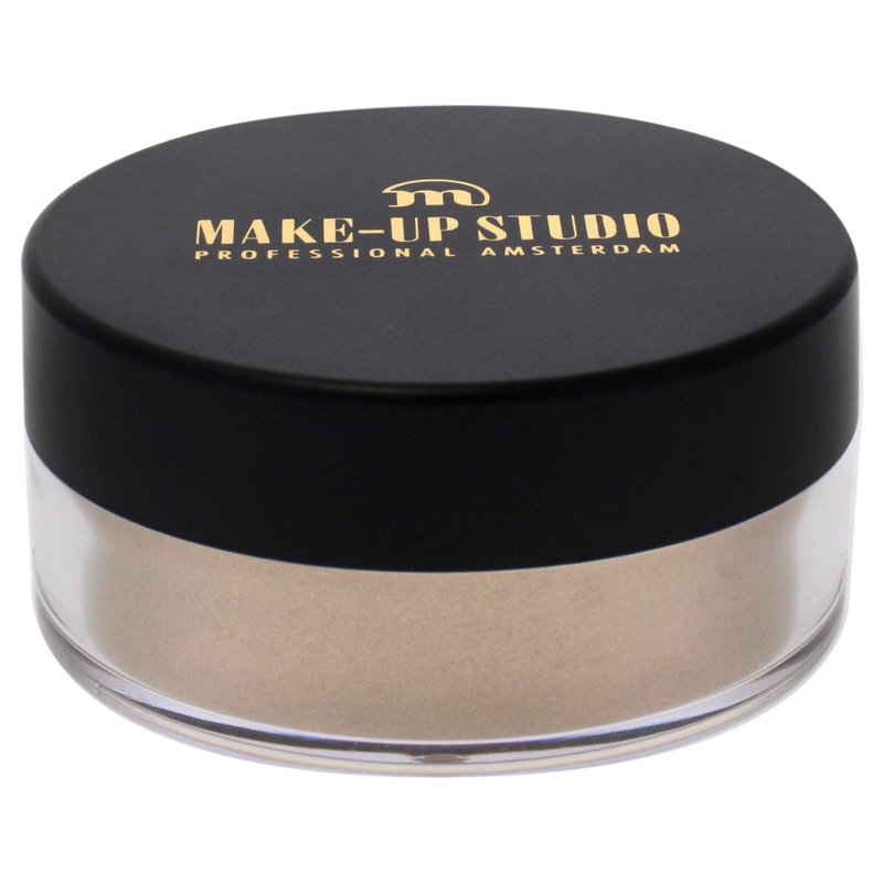 Make-Up Studio Professional Amsterdam Gold Reflecting Face And Body Powder Highlighter - Beautiful Subtle Highlight In An Instant - Incredible Shine - Ideal For Your Shoulders - Natural - 0.52 Oz