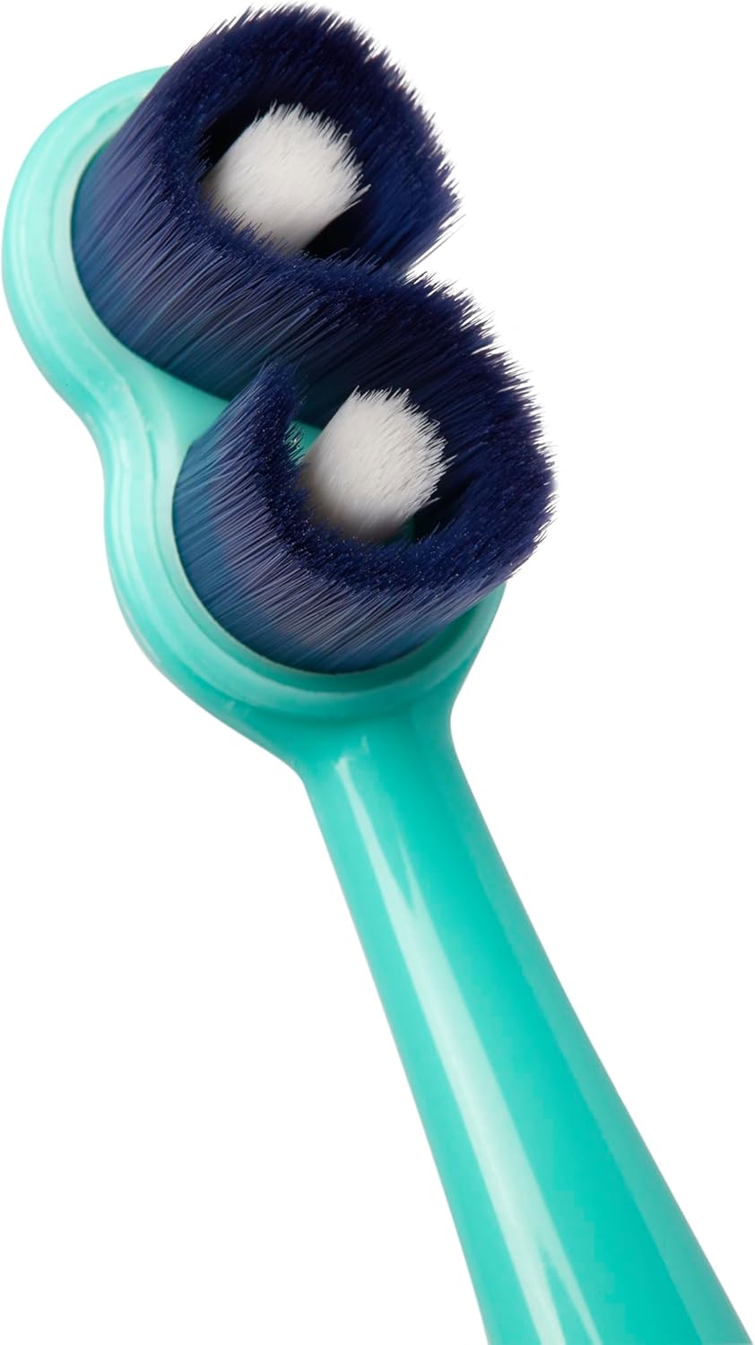 SuperMouth® SuperBrush Jr.® Kids Manual Toothbrush – Soft Patented SuperBristles® Clean Baby Teeth 30X Better, Gentle Plaque Removal, Augmented Reality Teaches Proper Brushing