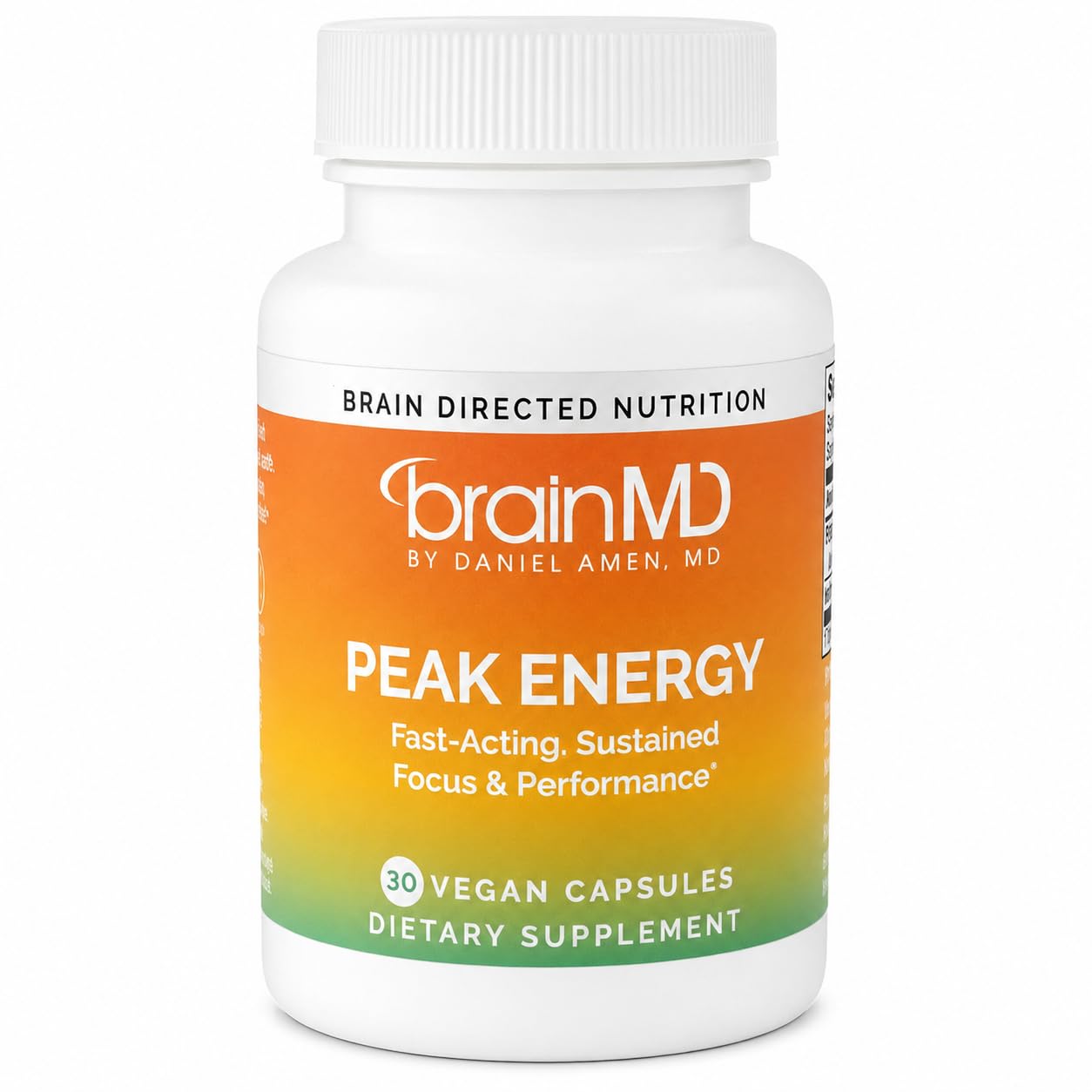 BrainMD Peak Energy ATP Supplement, 30 Capsules