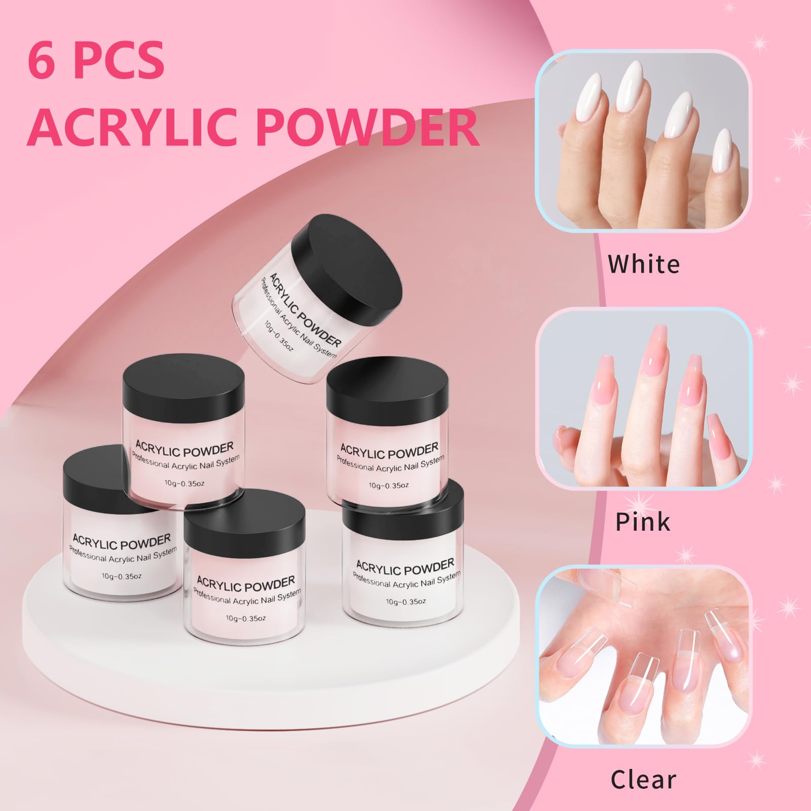 NIQZOPA Practice Hand for Acrylic Nails with Acrylic Nail Kit for Beginners