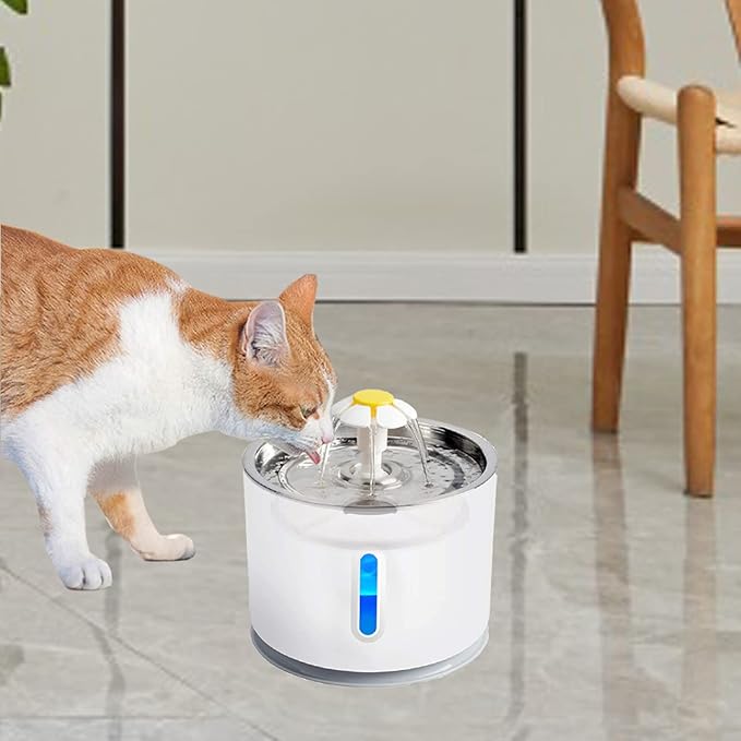 12/16 Pack Cat Water Fountain Filters, Cirfifth Triple Filtration System Pet Cat Fountain Filter Replacement for 84oz/2.5L Automatic Cat Fountain (12 Pack)