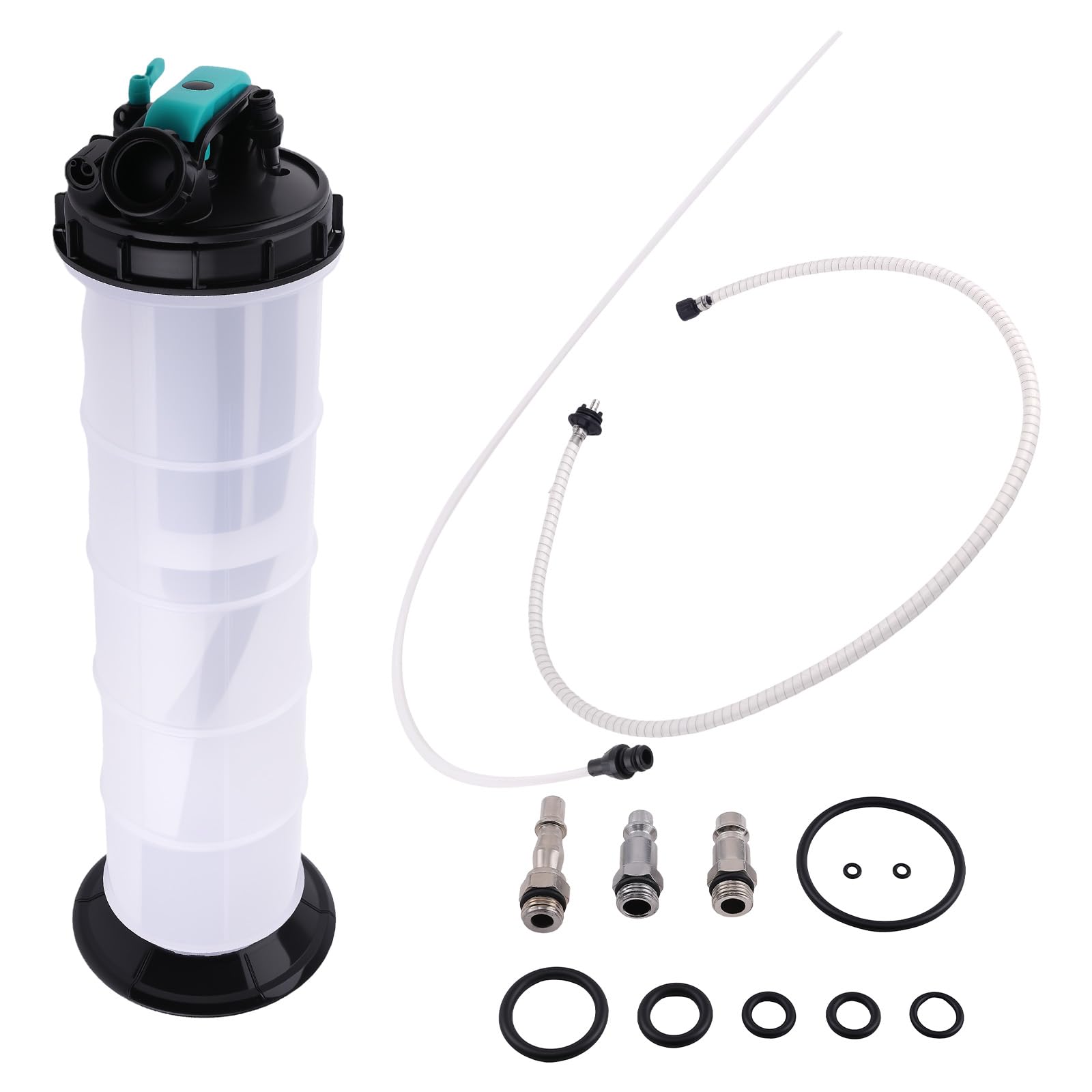 maXpeedingrods 2.5 Gallon/9.5L Pneumatic/Manual Fluid Extractor, Automotive Oil Extractor Pump, Transmission Filler Pump Oil Vac