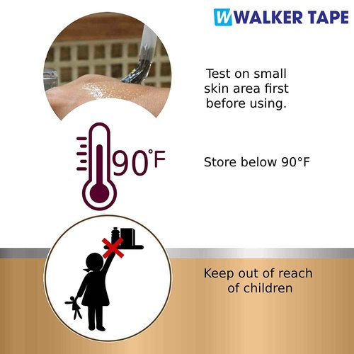 Walker Tape Ounce (355 mL) C22 Citrus Solvent Wig Glue Remover with 3.4 Ounce Ultra Hold Hair System Wig Adhesive WKR-UH-3.4+-C22-12 Custom