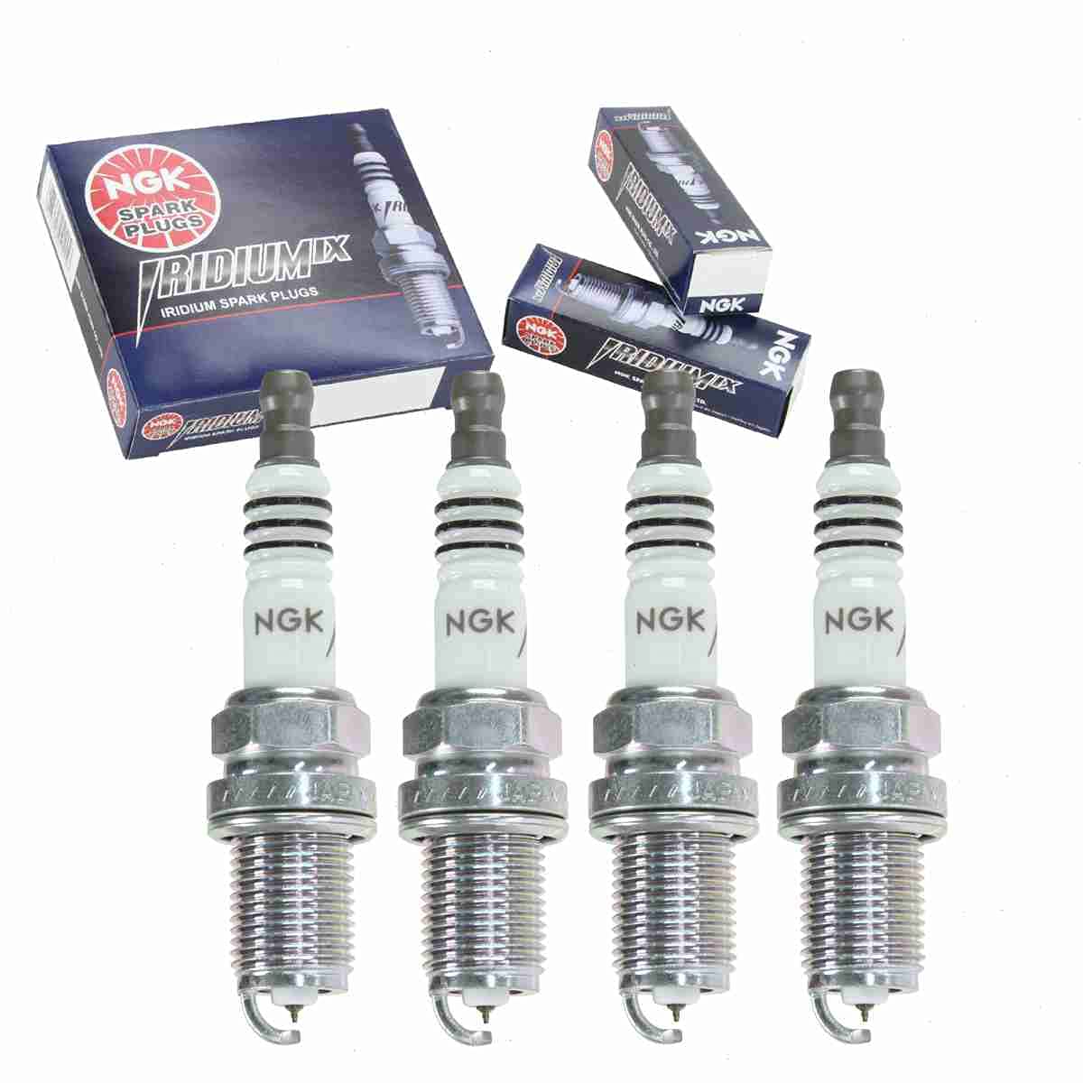 4 pc NGK Iridium IX Spark Plugs compatible with Saab 9-3 2.0L L4 2003-2011