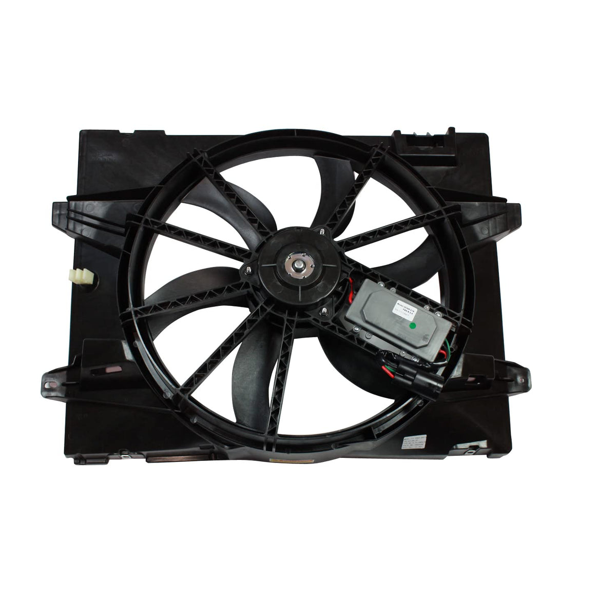 TYC Dual Radiator and Condenser Fan Assembly Compatible with 2006-2011 Ford Crown Victoria