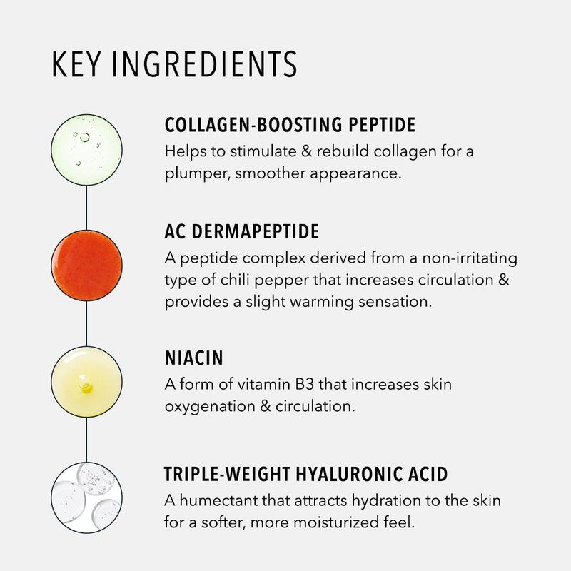 HydroPeptide Perfecting Gloss, Lip Plumping Gloss & Hydrating Treatment, Volumizing Collagen-Boosting Enhancer with Hyaluronic Acid & Peptides, Nude Pearl, 0.13 Ounce